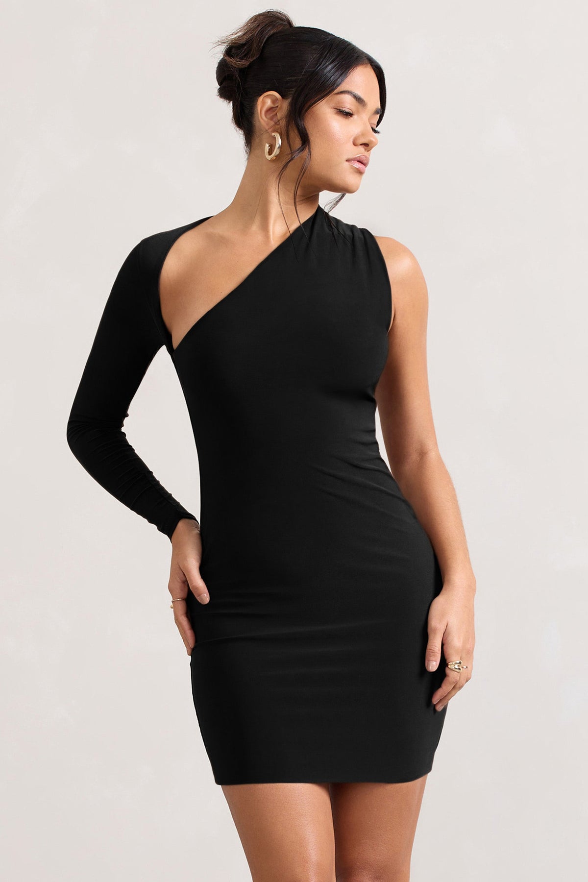 black sheath dress